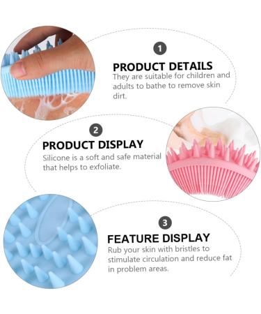 Frcolor Silicone Shampoo Brush for Kids | Scalp Circulation & Peeling Shower Headwear - Buy Online on GoSupps.com
