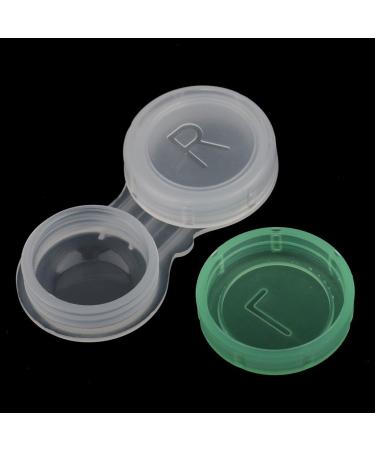 SM SunniMix 10pcs Green Transparent Contact Lens Case - Durable Storage Containers for Safe Lens Care - Buy Online on GoSupps.com