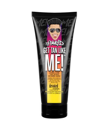 Devoted Creations DJ Pauly D Get Tan Like Me! Dark Tanning Lotion   Double Dark  Tan Goals  Bronzing Blend   Remixed with Positively Energizing Antioxidants VIP Color Club Tattoo and Tan Fade Protectors   6.78 oz. - Buy Online on GoSupps.com