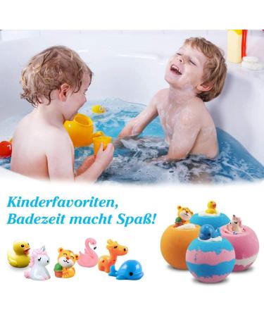 6Pcs Aofmee Bath Bombs for Kids - Fun Foam Bath Additives & Perfect Gifts for Children & Women - Ideal for Birthdays Christmas & Valentine's Day - Buy Online on GoSupps.com