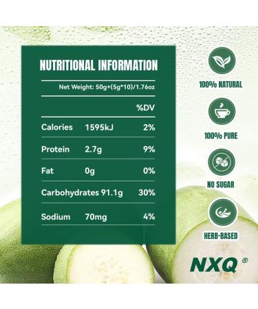 NXQ Oil Cleansing Tea: Oil Removing Tea Blended with Natural Chinese Herbs Including Winter Melon Lotus Leaf and Cassia Seed-Bloating Support for Women & Men-wellness Herbs tea - Buy Online on GoSupps.com