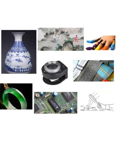 Magnifying Glass 30x Portable Led Lighted Hands Free Magnifying Glass Illuminated Desktop Magnifier with 3 Led Lights Foldable Pocket Size Design for Reading Inspection Repair Hobby & Crafts to - Buy Online on GoSupps.com