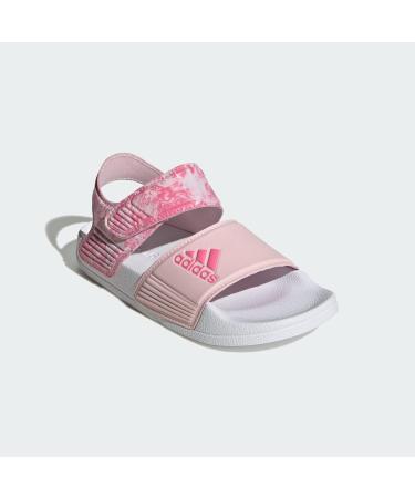 Buy adidas Unisex Kids Adilette Sandals - 29 EU Clear Pink Fusion Cloud White | International Shipping Available - Buy Online on GoSupps.com