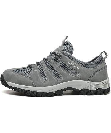 Buy Rytejfes Men's Waterproof Tennis Shoes - Sporty Gym Sneakers Slipproof Outdoor Running Shoes - Comfortable & Lightweight Gray 43 EU - Buy Online on GoSupps.com
