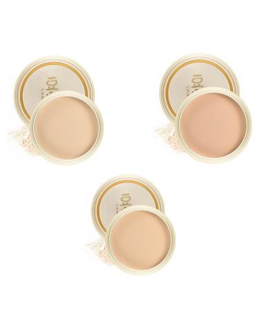 Japanese Concealer Soybean Milk Powder Japanese Concealing and Setting Soy Milk Powder Long-Lasting Oil Control Makeup Holding Face Foundation Suitable for All Skin Types (3 color)