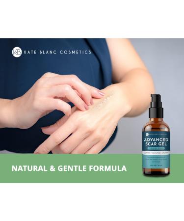 Advanced Scar Gel with Vitamin E (1 oz) - Reduce Surgical, Burn, Keloid, Acne Scars - Kate Blanc Cosmetics - Buy Online on GoSupps.com