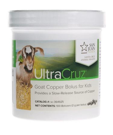 UltraCruz - sc-364925 Goat Copper Bolus Supplement for Kid Goats, 100 Count x 2 Grams basic