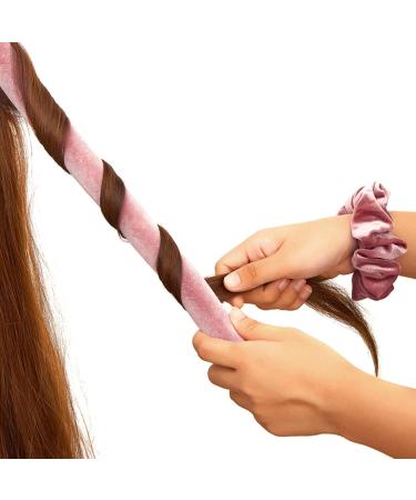 No Heat Curling Iron Sleeping Sponge Hair Curling Iron No Heat Wire Curling Ribbon Rod Big Wave Curling Rod Hair Curling Tool with Claw Clip Curling Ribbon Rod for Women with Long Hair Black - Buy Online on GoSupps.com