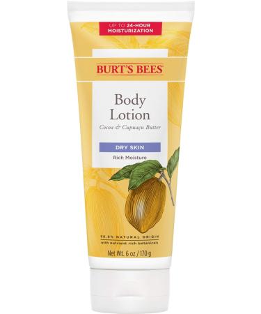Burts Bees Butter Body Lotion for Dry Skin with Cocoa & Cupuau  6 Oz (Package May Vary) Cocoa & Cupuacu 6 Fl Oz (Pack of 1) - Buy Online on GoSupps.com