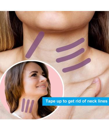 Face Lifting Tape - Myofascial Facial Tape for Wrinkles Anti-Wrinkle Patches Tightening Skin for Forehead and Smile Lines - 2.5 cm x 5 m Purple - Buy Online on GoSupps.com