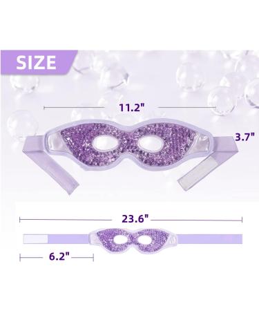 Gel Eye Mask for Puffiness & Headache Relief | Reusable Cooling Hot Cold Eye Mask by JIINWINHT - Buy Online on GoSupps.com