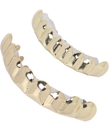 Hip Hop Teeth Set - Golden Alloy Braces for Halloween Festival Party - Protect & Decorate Your Smile - Buy Online on GoSupps.com