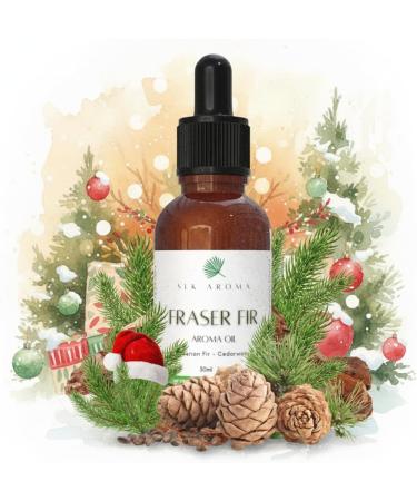 Fraser FIR Aroma Oil for Diffusers - The Fresh Smell of Christmas Trees and The Holidays - Niche Blend of Siberian Fir Himalayan Cedar Essential Oils - Great for Plastic Trees (30 ml) Fraser Fir 1 Fl Oz (Pack of 1) - Buy Online on GoSupps.com