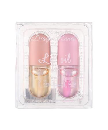 Lambo Plumping Lip Balm Moisturizing Non-Stick Transparent Lip Oil | Lip Gloss Long-Lasting Lip Care Moisturizing Lip Gloss for Women Lambo