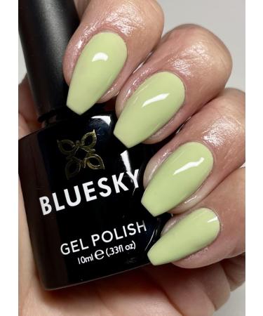 Bluesky Gel Nail Polish Lime Green Benefit Of The Doubt SPRING SUMMER 2023 SS2303 UV LED Soak Off 10ml (Requires Curing Under UV LED Lamp) From The Speak Your Truth In Spring Collection - Buy Online on GoSupps.com