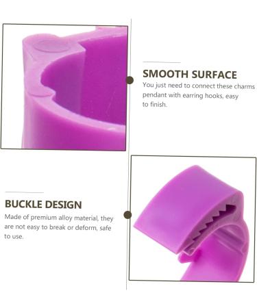 BUGUUYO 100pcs Chicken Leg Ring Chicken Thigh Poultry Identification Ring Chicken Drumsticks Plastic Purple - Buy Online on GoSupps.com