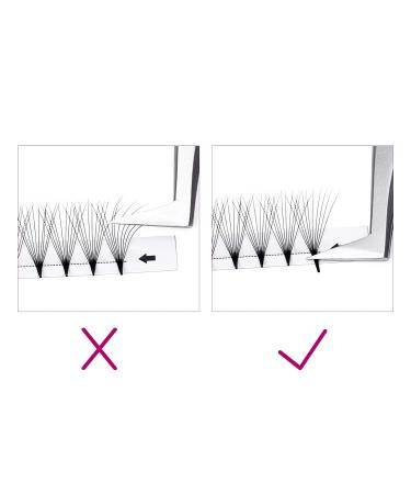 Premium 10D Volume Eyelash Extensions - 0.07mm D Curl - 14mm Individual False Lashes for Dramatic Volume - Buy Online on GoSupps.com