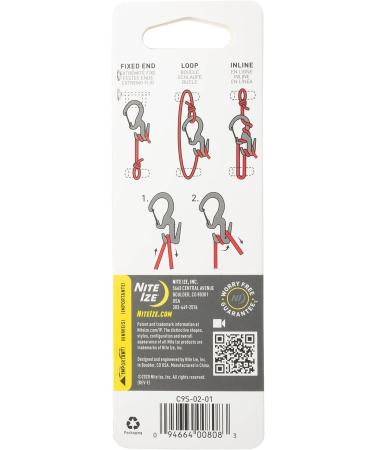 Nite Ize Figure 9 Carabiner Rope Tightener Small - Black (2-Pack) - Fast and Secure Rope Management - Buy Online on GoSupps.com