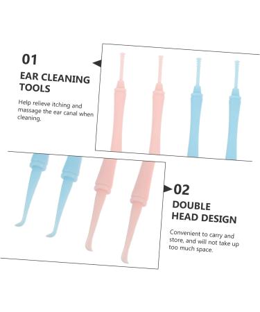 Healifty Double-Headed Spiral Ear Spoon Cleaning Tools - 4 Pcs Ear Wax Removal Kit - Buy Online on GoSupps.com