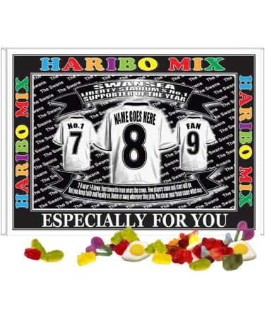 Swansea Football Shirt Personalised Gift Boxed Sweets Variety - Buy Online on GoSupps.com