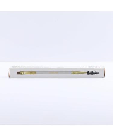 Docolor Eyebrow Brush Duo - Professional Angled Brow Brush and Spoolie for Precise Brow Shaping and Grooming - White - Buy Online on GoSupps.com