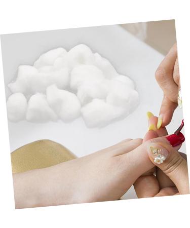 Beavorty 3 Manicure Tools Gel Nail Polish Remover Lint Nail Wipes Algodones Para Desmaquillar Nail Cleaning Tool Nail Remover Tool Nail Polish Removal Tool White Cotton 2.00X2.00X1.00CM White - Buy Online on GoSupps.com
