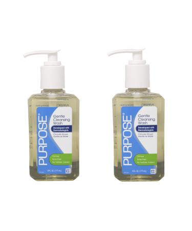 Purpose Gentle Cleansing Wash 6-Ounce Pump Bottle 6 Fl Oz (Pack of 2)