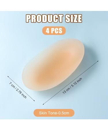 Buy 2 Pairs Silicone Anti-Slip Shoulder Pads - Invisible Non-Skidding Reusable Enhancers for Women's Clothing (Skin Color) - International Shipping Available - Buy Online on GoSupps.com