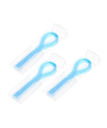 MOLUCKFU 150pcs Floss Threaders for Braces and Nylon Floss Comfortable to Hold for Home Use