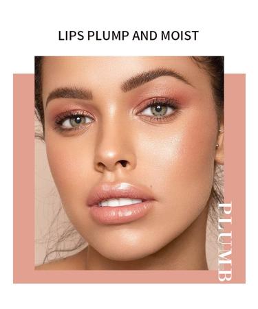 Natural Lip Plumper Set - 3 Plant Extract Serums & Balms for Fuller Hydrated Lips | Lip Enhancer & Gloss - Buy Online on GoSupps.com