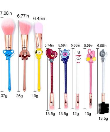CuteBrush Makeup Brush Set w/Pouch Cosmetic Brushes With Sailor Moon Gems(KS-BTS) BTS-1 - Buy Online on GoSupps.com