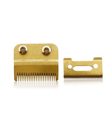 New Upgrade Gold Oneblade Replacement Blade for Wahl Clippers Durable Stainless Steel Wahl Clipper Blades Wear-Resistant for Barbers and Family - Compatible with 8148 8504 1919 2241 2240 8591