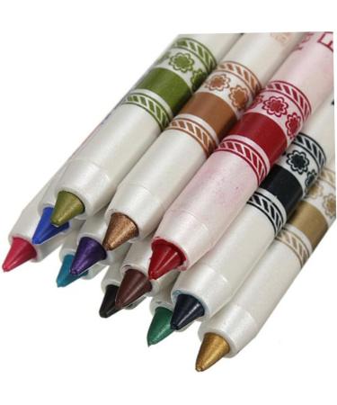 Beavorty 3pcs 12 Lip Eyeliner Pencil Glitter Outfit Eye Liner Pencils Cosmetic Pencils Set Shimmer Make up 1 count (Pack of 1) As Shownx3pcs - Buy Online on GoSupps.com