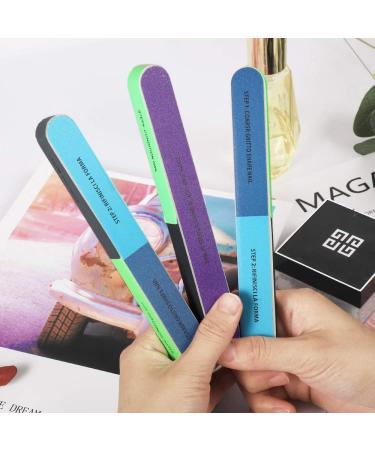 YIMICOO 12 PCS 7 Way Nail File and Buffer Block Set - Professional Manicure Tools for Women and Girls - Buy Online on GoSupps.com