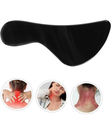 Healeeved 3-Part Gua Sha Set - Black Nitrile Scrapers for Muscle Relief - Natural Health Massage Tool (3pcs 11x4.2cm) - Buy Online on GoSupps.com