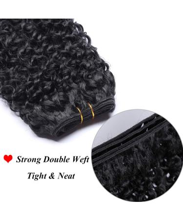 SEGO Brazilian Hair Extensions - One Piece Water Wave Bundles | Dark Black Human Hair Weave - Buy Online on GoSupps.com