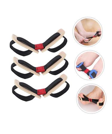 Healvian 3pcs Toe Strap Elastic Exercise Bands for Hallux Valgus Bunion - Thumb Brace Cleat & Toe Stretcher Foot Band Set - Buy Online on GoSupps.com