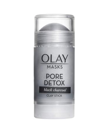 Olay Face Mask Clay Charcoal Facial Mask Stick Pore Detox Black Charcoal Spa and Beauty Gift for Women -  1.7 Oz