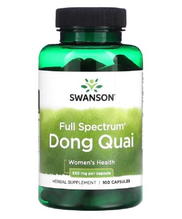 Swanson - DON QUAI | Natural dietary supplement for women's well-being - 100 capsules