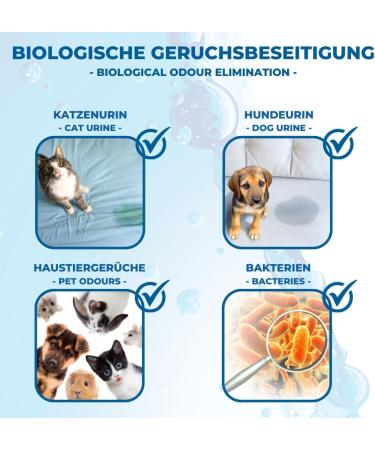 Pandacleaner Organic Urine Odor Remover - 1000ml Concentrate for Cat & Dog Urine - Effective Microorganism Cleaner - Buy Online on GoSupps.com