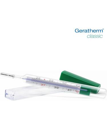 GERATHERM Classic Fever Thermometer Analogue/Fever Thermometer Without Mercury/Analogue Fever Thermometer Without Batteries/Lifetime Guaranteed Measuring Accuracy/Thermometer Made in Germany - Buy Online on GoSupps.com
