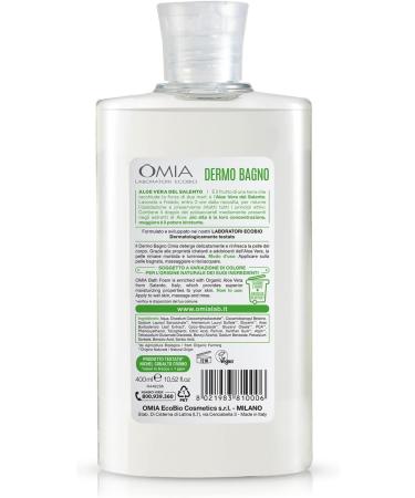 Dermo Bio Eco Bath with Aloe Vera from Salento Gentle and Refreshing Soap Dermatologically Tested Vegan and Nickel Free Formula - (2 x 400 ml Bottles) - Buy Online on GoSupps.com