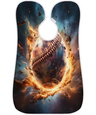 Sport Burning Ball Beard Bib Apron | Beard Hair Catcher for Men | Perfect Gift for Father's Day Anniversaries & Christmas | Includes 2 Suction Cups - Buy Online on GoSupps.com