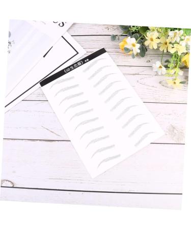 FOMIYES 2 Pairs Black Makeup Black Stickers Eyebrow Stickers Eye Brow Supplies The Lazy 3d Water-based - Buy Online on GoSupps.com