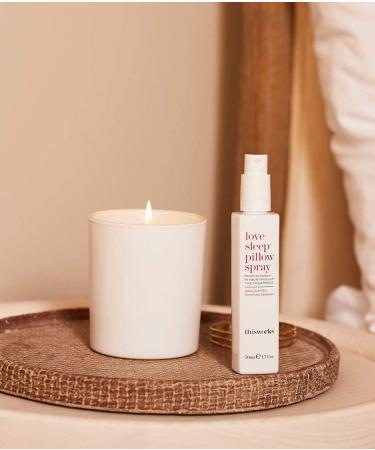 This Works Love Sleep Candle 220g - Aromatherapy Candle with Ylang Ylang, Patchouli & Frankincense - 40hr Burn Time, Luxury Scented Candle - Buy Online on GoSupps.com