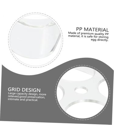 Uonlytech Egg Holder Fridge 3pcs Egg Storage Box Storage Bins Refrigerator Egg Tray Refrigerator Egg Holder Food Container Box - Buy Online on GoSupps.com