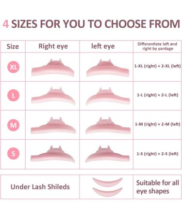 PERMANIA Lash Lift Pads Lash Shields for Lash Lift New Shape Soft and Comfortable Cruelty-Free (5 Pairs-Pink) - Buy Online on GoSupps.com