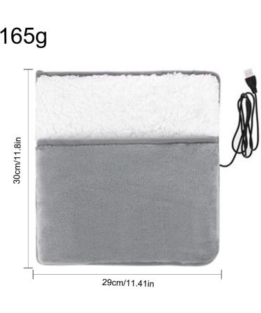 Buy Niceram 2 PCs Heated Foot Warmers | USB Electric Heating Pillows for Men & Women | Fast Heating & Washable Gray Foot Warmers - International Shipping - Buy Online on GoSupps.com