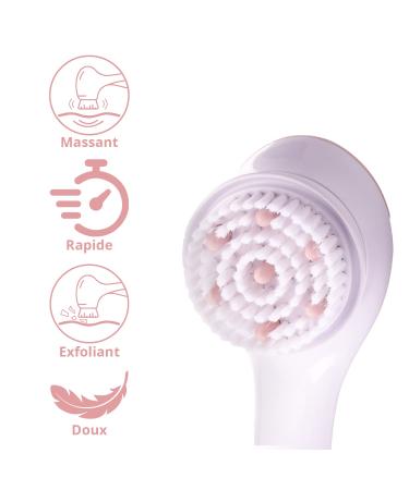 Finishing Touch Flawless Cleanse Spa Electric Body Brush with 3 Cleansing Heads - Buy Online on GoSupps.com