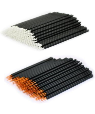 Gogogmee 100pcs Eyeliner Brush for Liner Gel Eyeliner Eye Makeup Tools Liquid Eyeliner Cosmetic Disposable 10*0.5cm As Shown - Buy Online on GoSupps.com